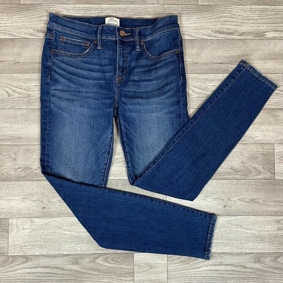 J.Crew Toothpick Slim Skinny Denim Jeans Medium Wash sz 28